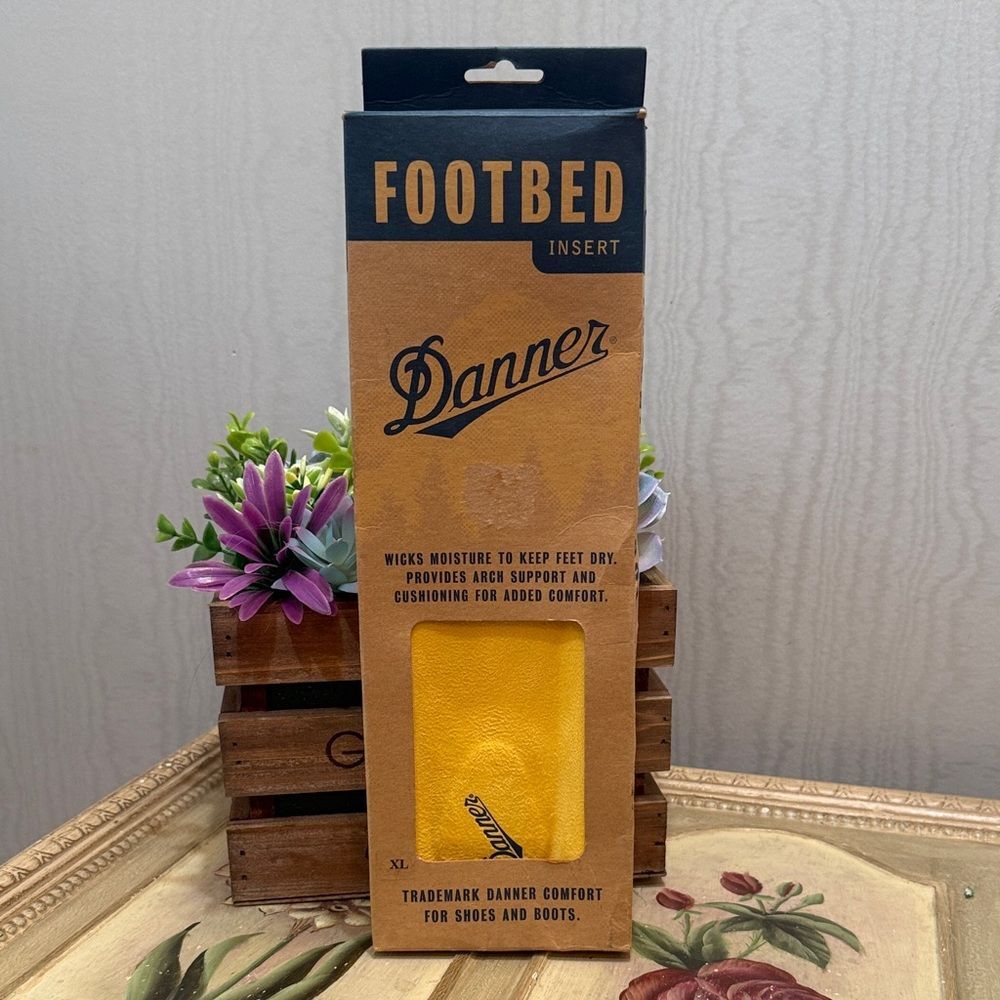 Vintage Danner Fatigue Fighter Footbed Insoles Insert Yellow XL NEW